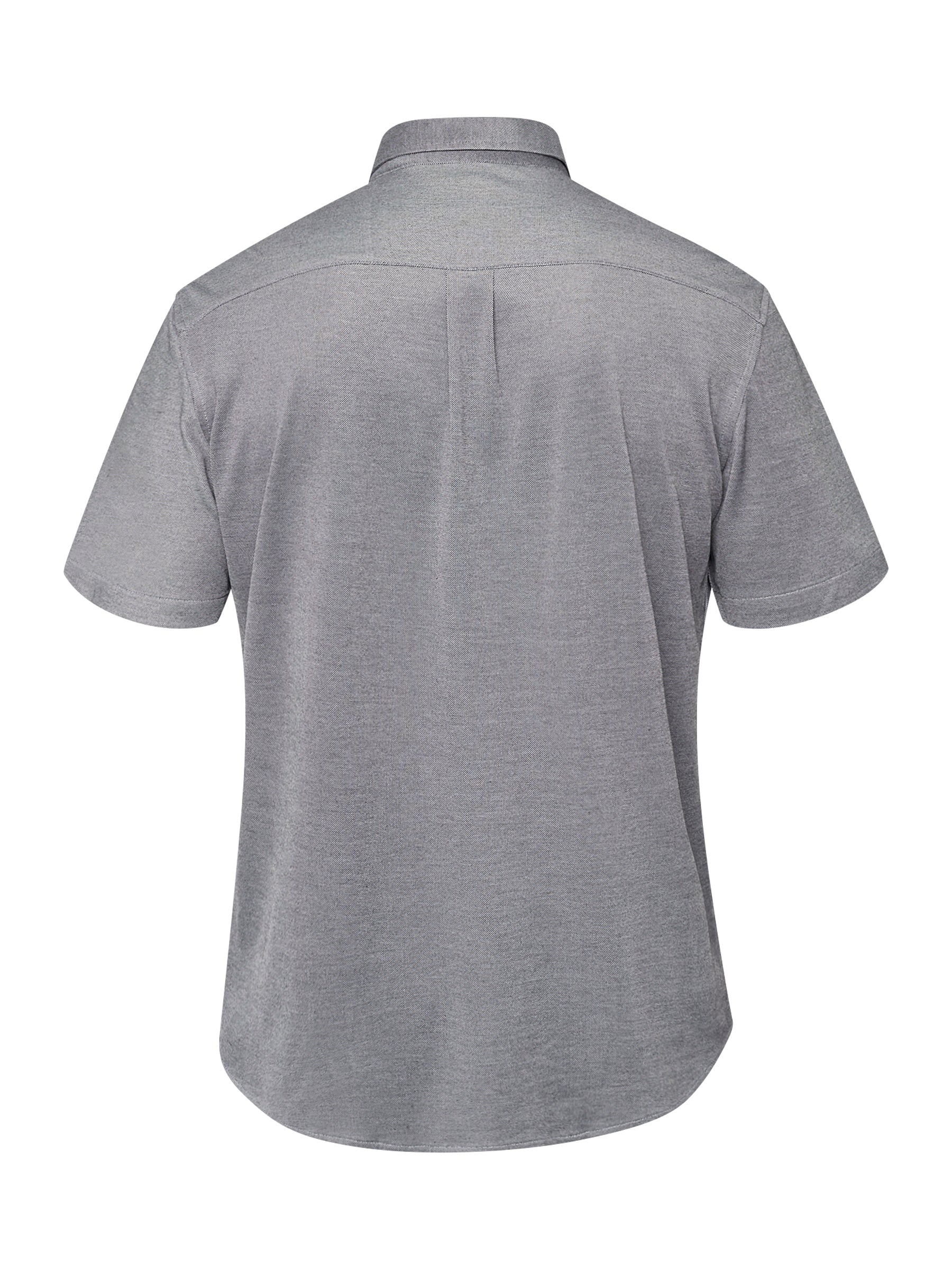 AMOS PIQUE SHIRT SS - Navy Melange - Image 5