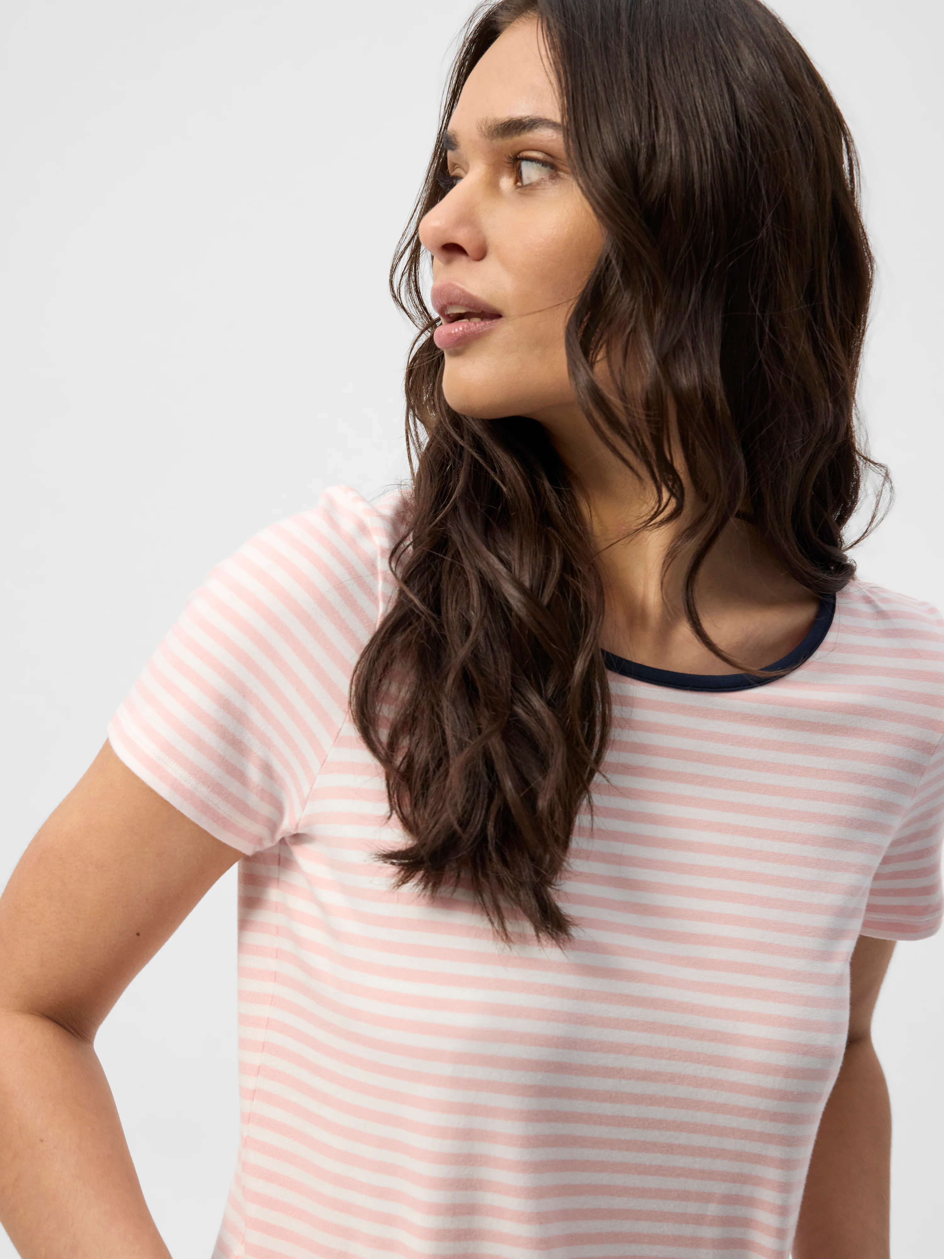 Cecilie Tee - Rose Stripe - Image 4
