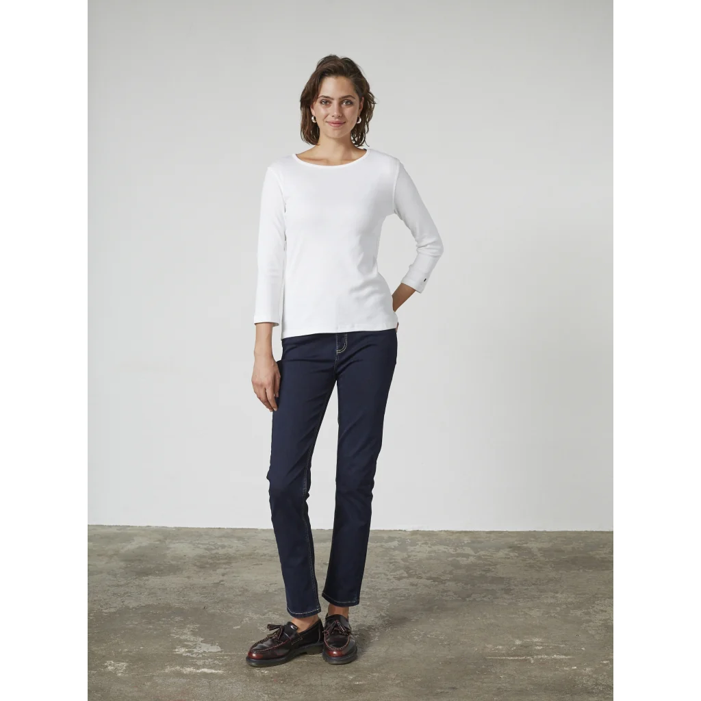 Clarissa Long Sleeve Tee - Hvid - Image 4