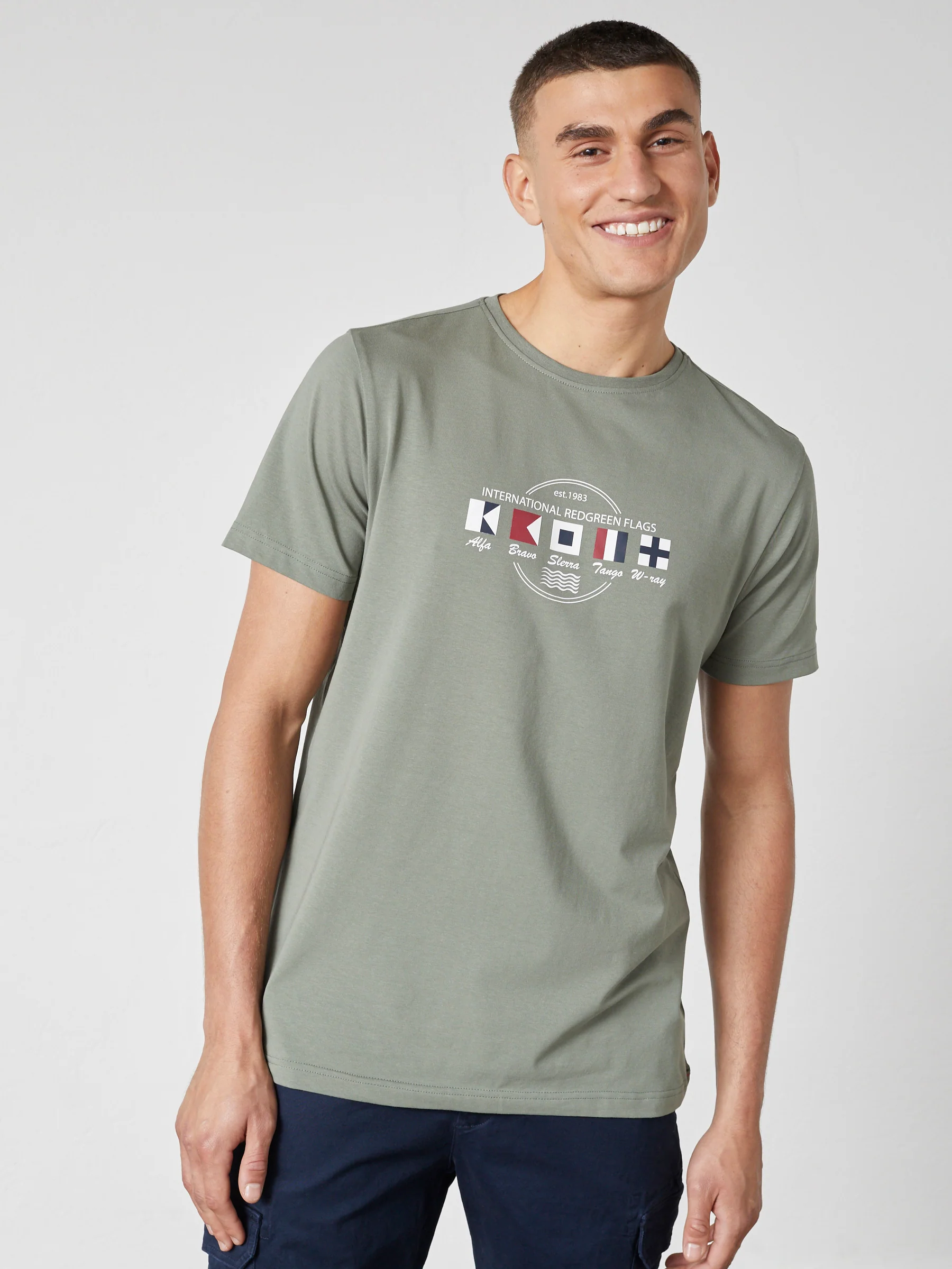 CONRAD T-SHIRT SS - Olive Green