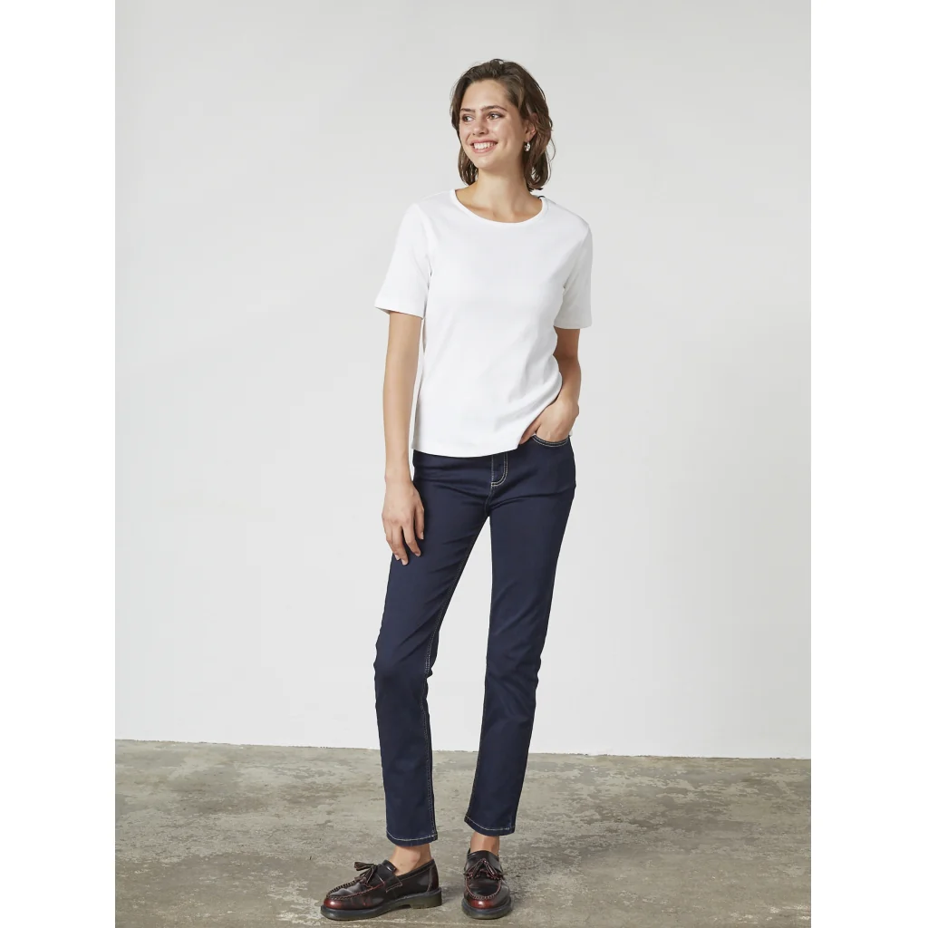 Cora Short Sleeve Tee - Hvid - Image 3