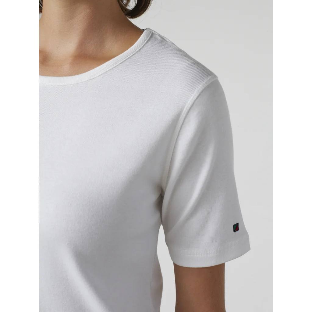 Cora Short Sleeve Tee - Hvid - Image 4