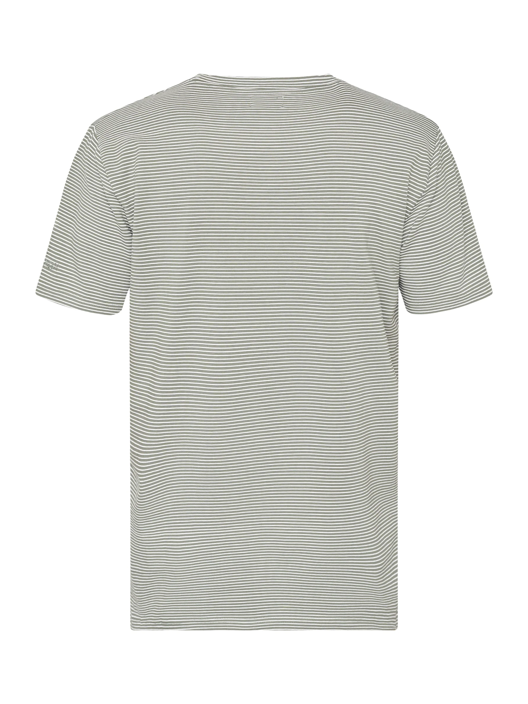 COWEL T-SHIRT SS - Olive Stripe - Image 5