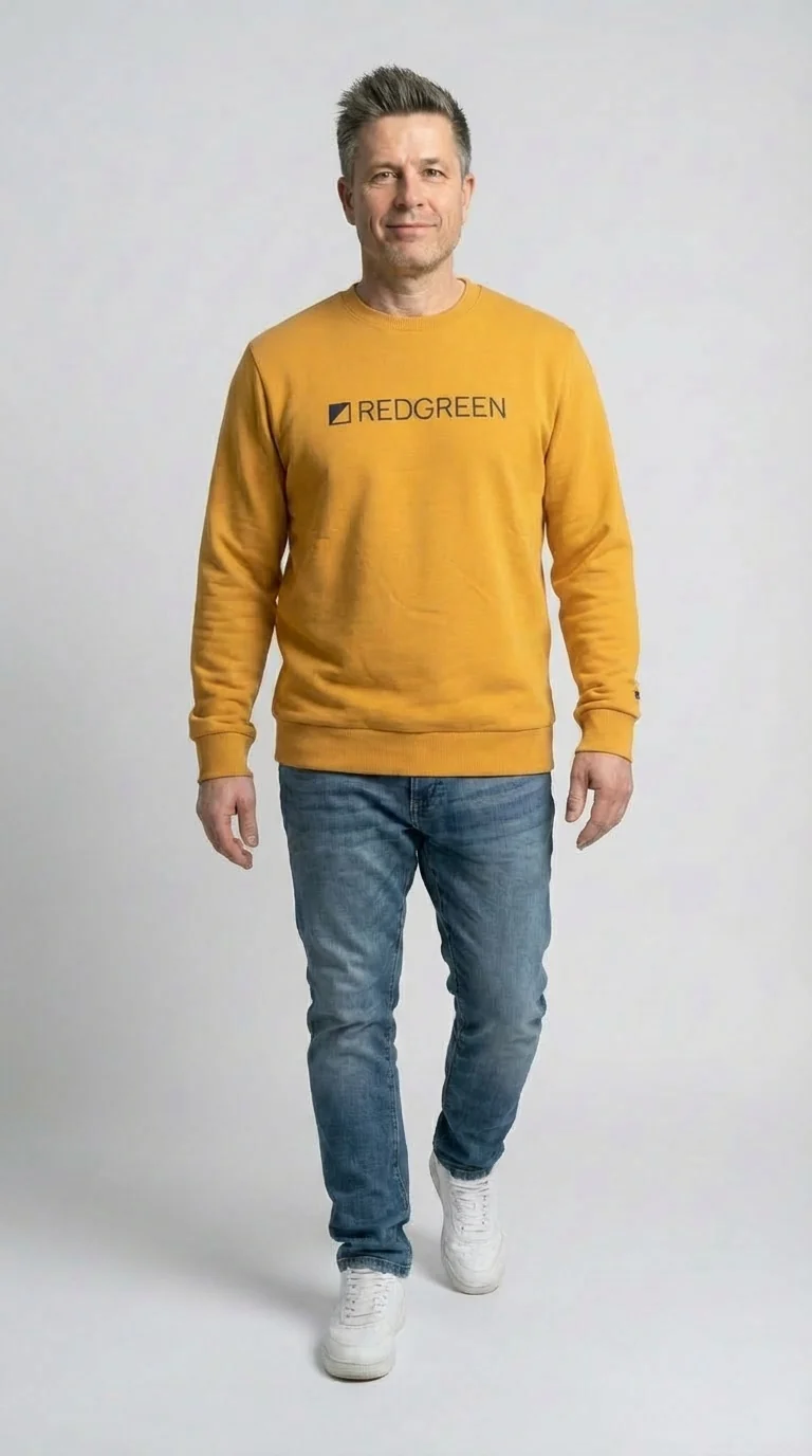 Frankie Logo Sweatshirt - Yellow
