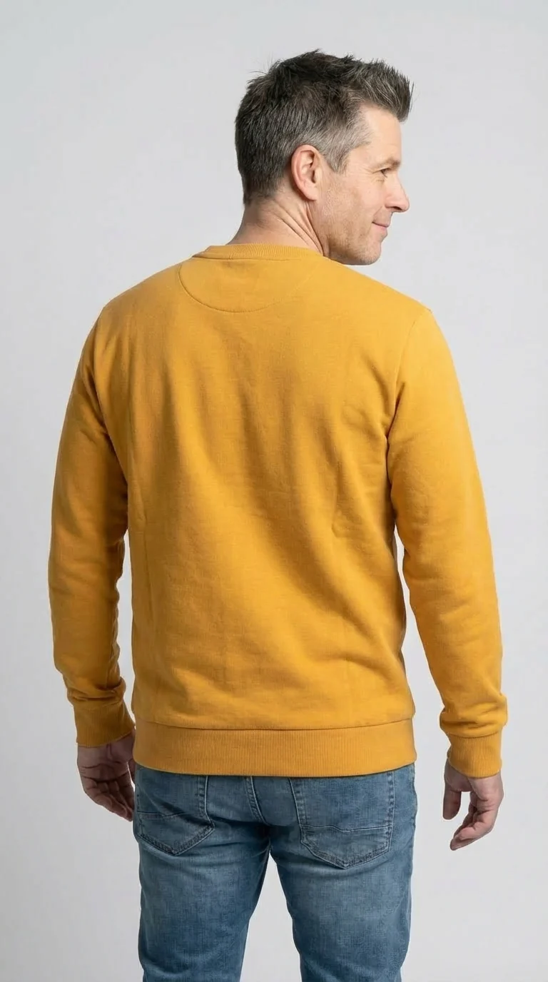 Frankie Logo Sweatshirt - Yellow - Image 4