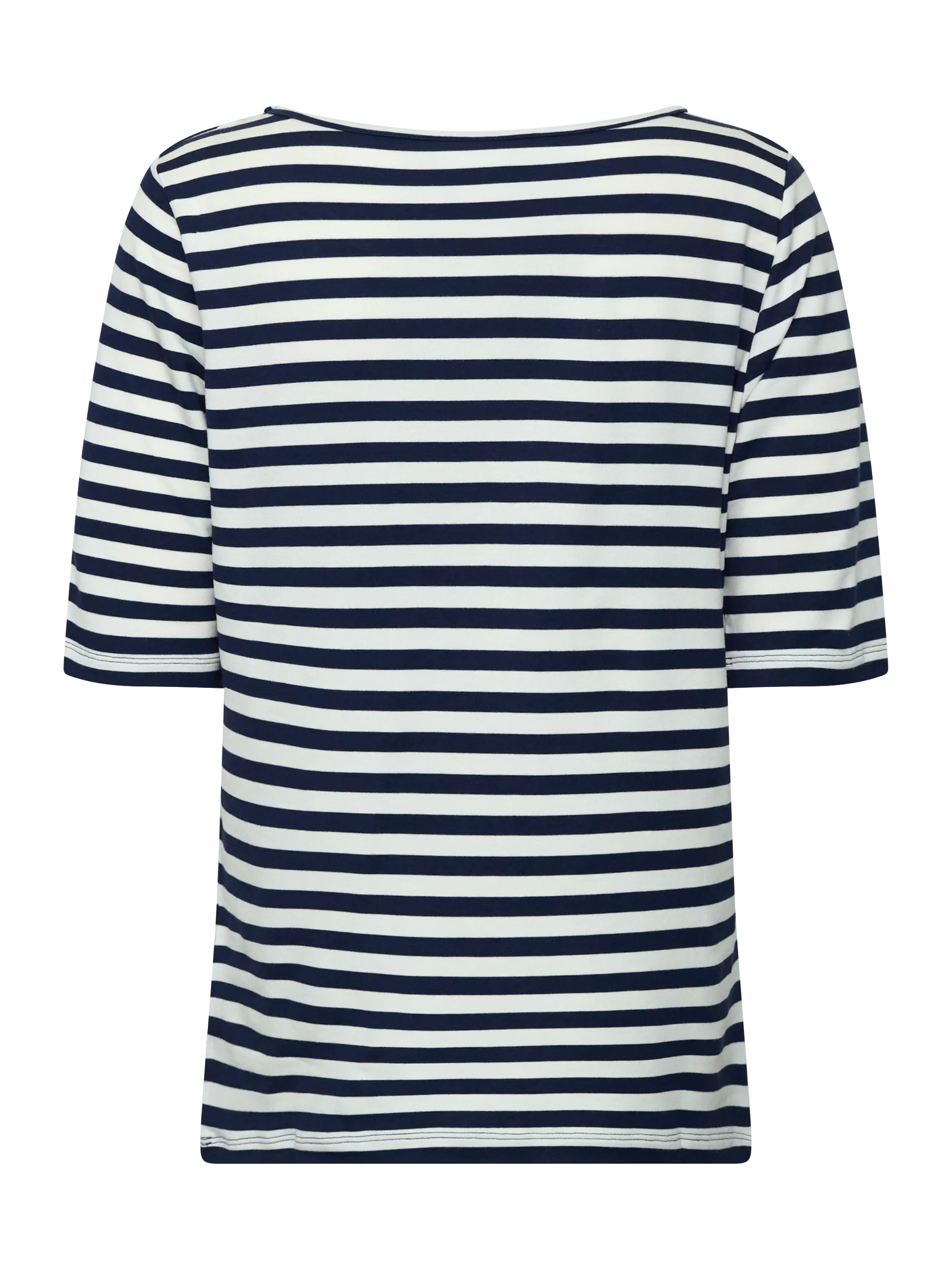 Hedy Short Sleeve T-shirt - Navy Stripe - Image 4