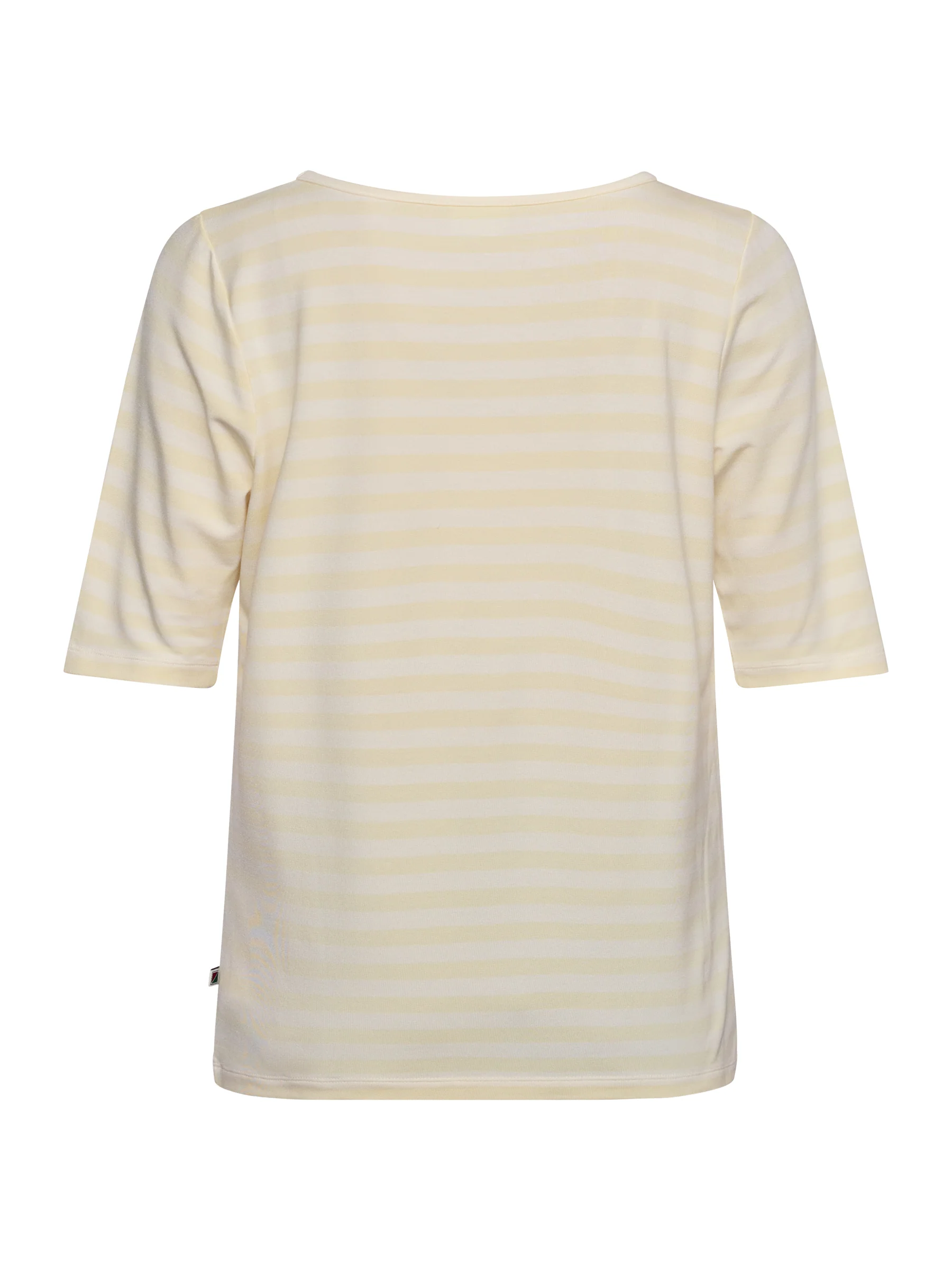 Hedy Short Sleeve T-shirt - Yellow Pastel Stripe - Image 5