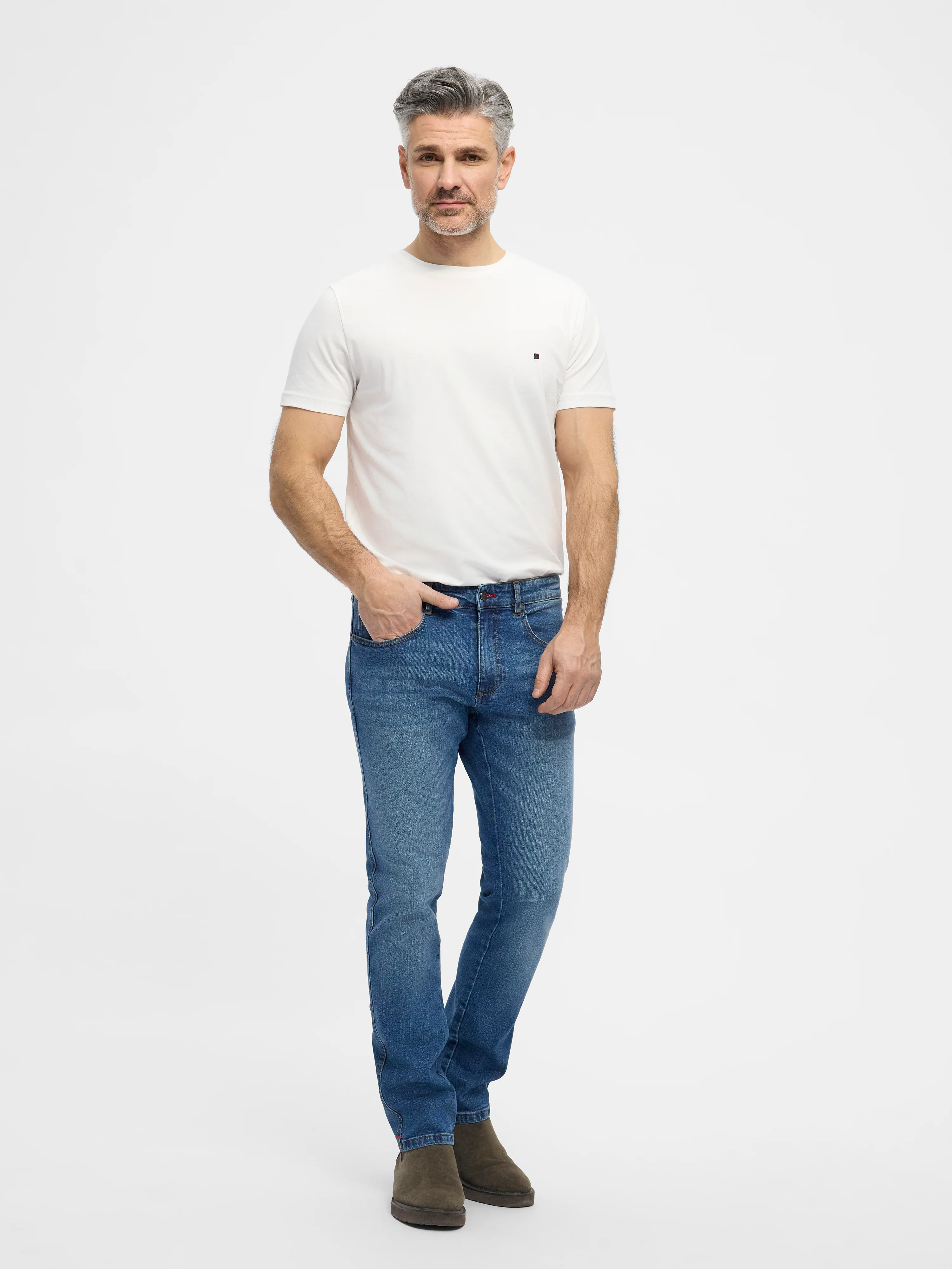 Mike jeans - Mid Denim light color - Image 4