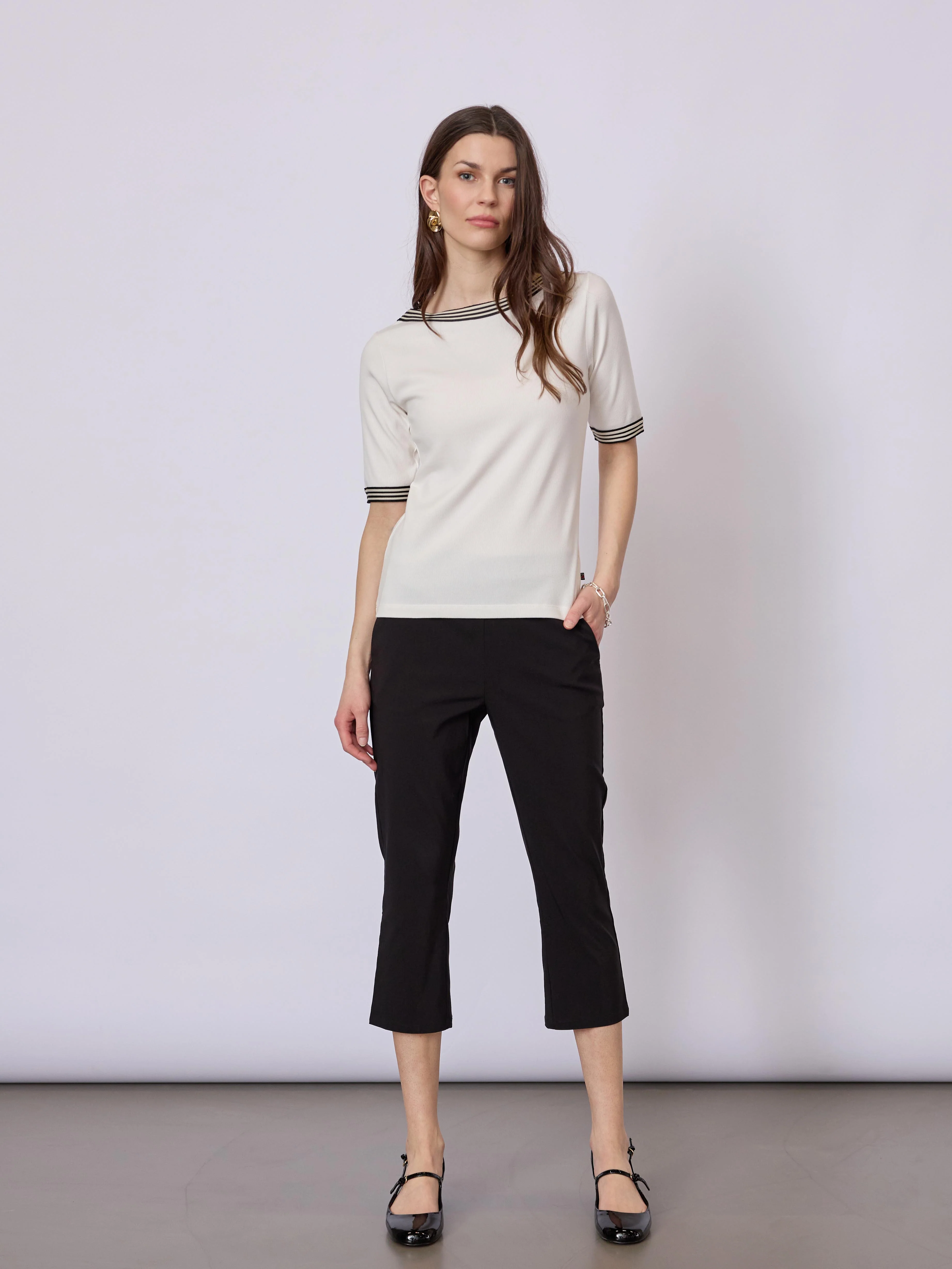 Snee T-shirt - Hvid - Image 3